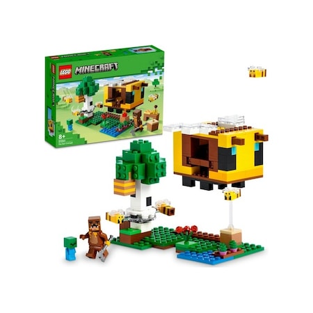 LEGO® Minecraft Arı Evi 21241 8+ Yaratıcı Oyuncak Yapım Seti - 254 Parça