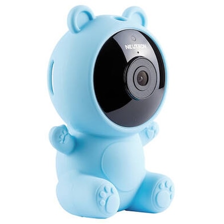 Neutron Ninni Söyleyen Gece Görüşlü Ip Wifi Bebek İzleme Kamerası Mavi