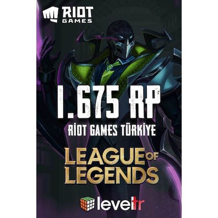 League Of Legends 1675 Rp - Riot Games