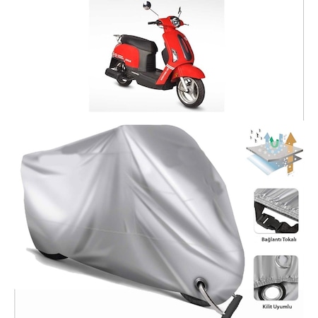 Asya Scooturk-100 Motosiklet Brandası (Bağlantı Ve Kilit Uyumlu) (457206218)