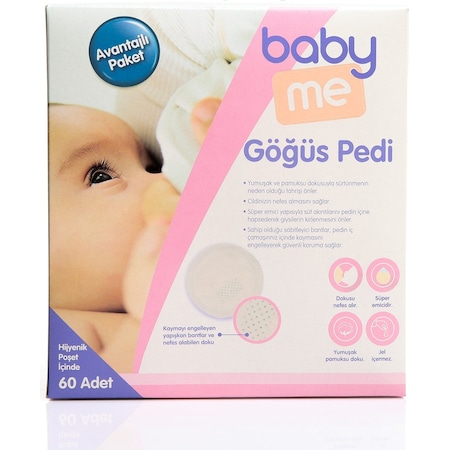 Baby Me Anne Göğüs Pedi 60'lı