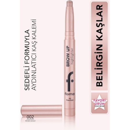 Flormar Brow Up Asansörlü Kalem Aydınlatıcı 002 Gold