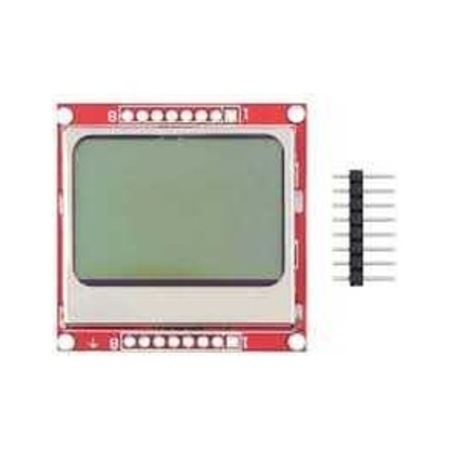 Arduino 1.6 İnch Nokia 5110 Lcd Ekran Kırmızı