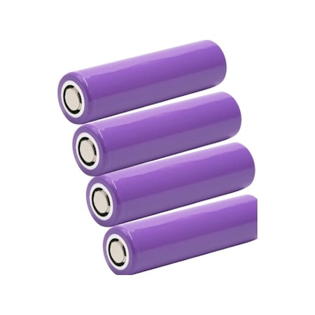 4 Adet 2800mah 3.7v Şarjlı 18650 Lityum Pil Şarj Edilebilir