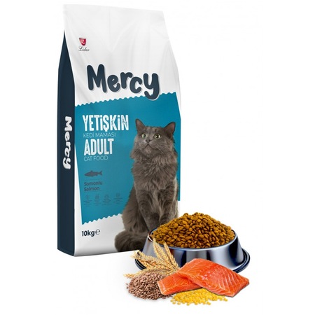 Mercy Somonlu Yetişkin Kedi Maması 10 KG