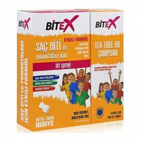 Bitex Bit Spreyi 100 ML + Şampuan 150 ML + Çelik Tarak
