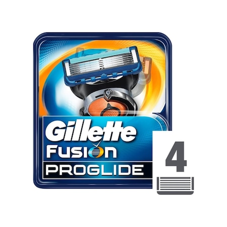 Gillette Fusion Proglide Yedek Başlık 4'lü