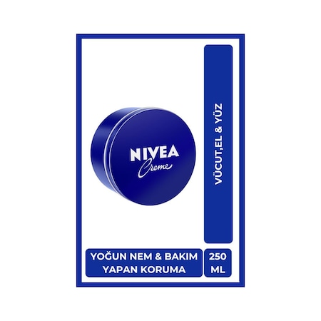 Nivea Creme Nemlendirici Bakım Kremi Teneke 250 ML