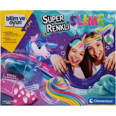 Clementoni Bilim ve Oyun Süper Renkli Slime 64812