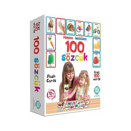 Circle Toys İlk 100 Sözcük İngilizce Türkçe Kartlar