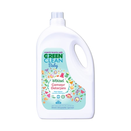 U Green Clean Baby Organik Lavanta Yağlı Bitkisel Çamaşır Deterjanı 2750 ML