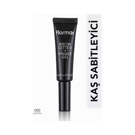 Flormar Brow Setter & Primer Kaş Sabitleyici Jel 000 (Transparan)