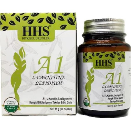 Hhs A1 L-Karnitin ve Lepidyum İçeren 30 Kapsül