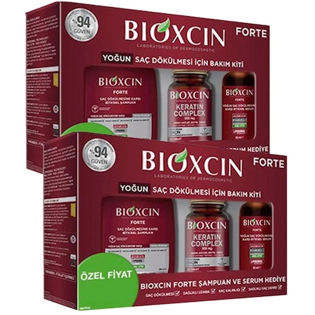 Bioxcin Forte Saç Bakım Kiti Yoğun Saç Dökülmesi 2 Adet
