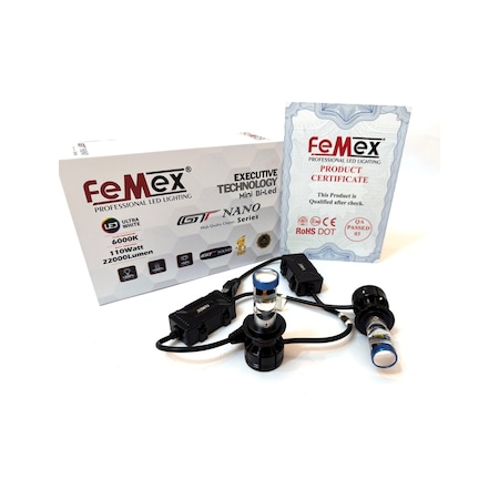 Femex GT Nano Executıve H7 Mini Bİ-Led Xenon Kendinden Mercekli