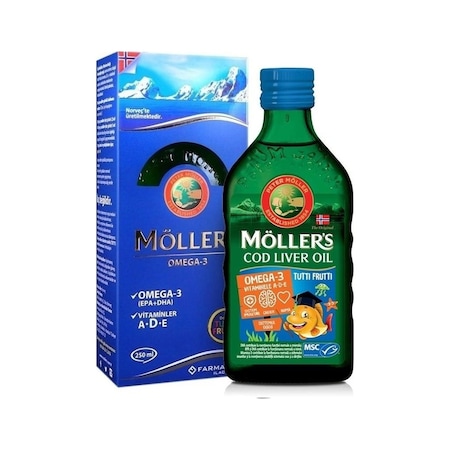 Möller's Tutti Frutti Omega3 Balık Yağı 250 ML