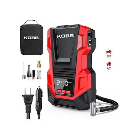 Kobb Kb220 12volt/220volt 150 Psı Dijital Basınç Göstergeli Lastik Şişirme Pompası