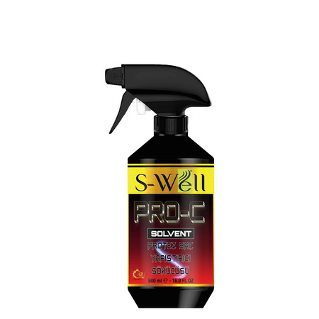 S-Well Pro-C Solvent Protez Saç Bant Sökücüsü 500 ML
