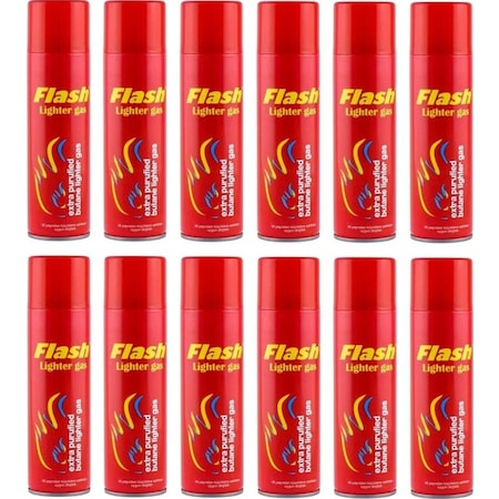 Flash Çakmak Gazı 270 Ml 12 Adet