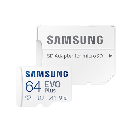 Samsung Evo Plus MB-MC64KA/TR 64 GB Micro SDXC Classs 10 UHS-I U1 Hafıza Kartı