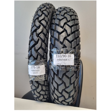Maruti Tyres Set 2.75-18 Ve 110/90-16 Ön Arka Takım Pantherset