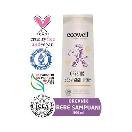 Ecowell Organik Bebe Şampuanı 300 ML