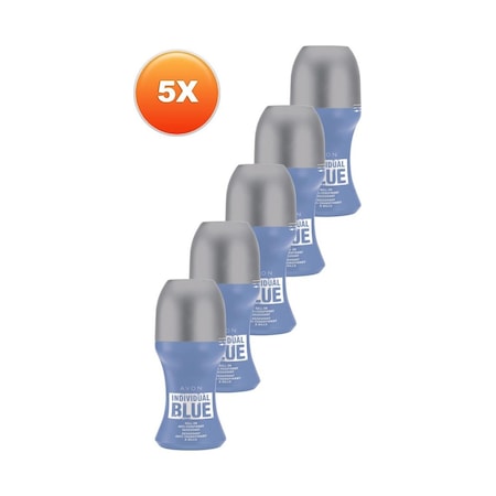 Avon Individual Blue Erkek Roll-On 5 x 50 ML