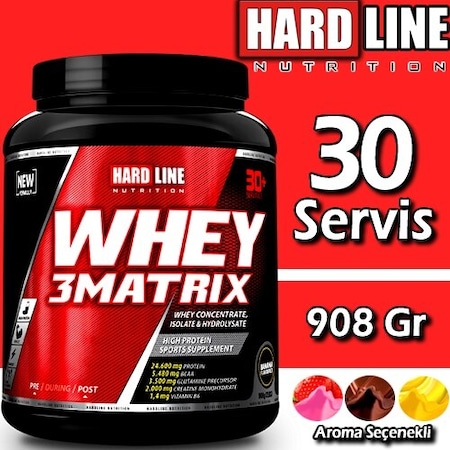 Hardline Whey 3 Matrix 908 Gr