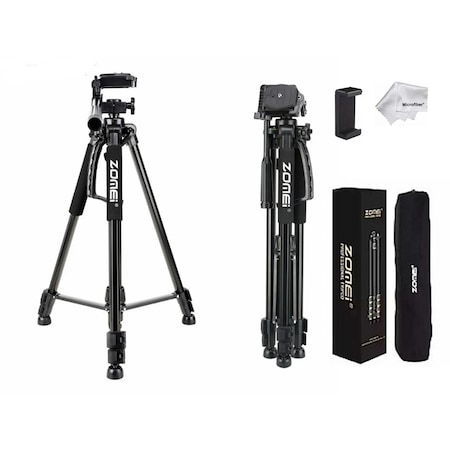 Zomei Z1200 5kg Kapasiteli 165cm Pan Kafa Profesyonel Tripod