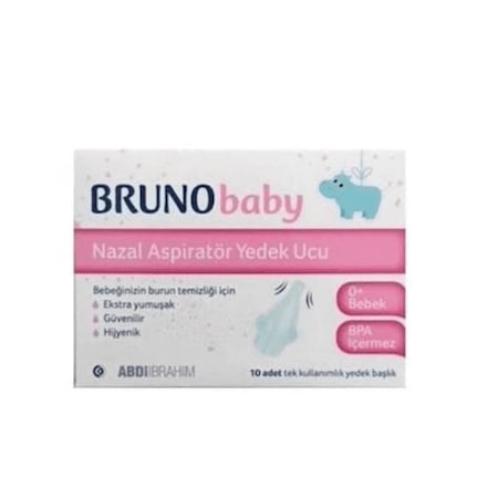 Bruno Baby Nazal Aspiratör Yedek Ucu 10'lu