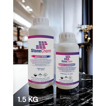 Stone Chem Epoxy 1.5 KG Ultra Şeffaf