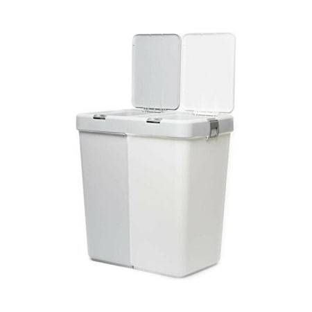 Motek MT-09 Duo Laundry Basket Kirli Sepeti Gri