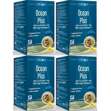 Ocean Plus Balık Yağı Omega3 1200 Mg 4 x 50 Softjel