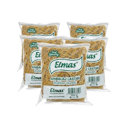 180 X 3 Mm Elmas Ambalaj Lastiği 5 Paket X 1000 Gram