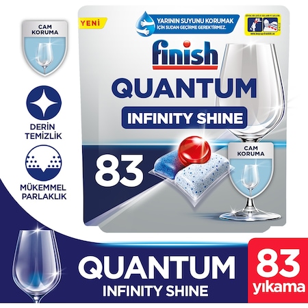 Finish Quantum Infinity Shine Bulaşık Makinesi Deterjanı 83 Tablet