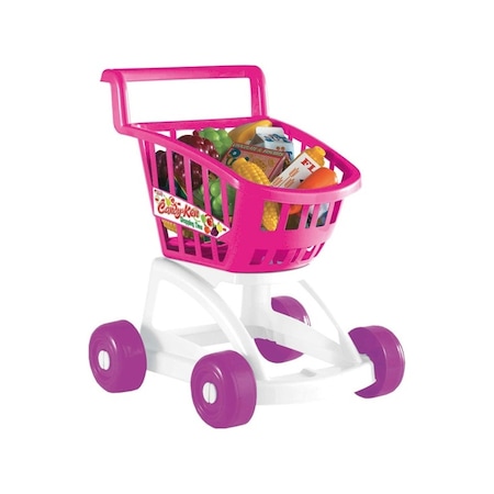 Fen Toys Candy & Ken Dolu Market Arabası Pembe - Beyaz 1369