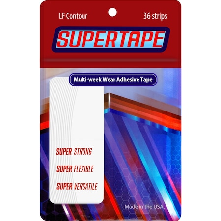 True Tape Supertape Oval LF C Protez Saç Bandı 2 CM x 7.5 CM 36'lı