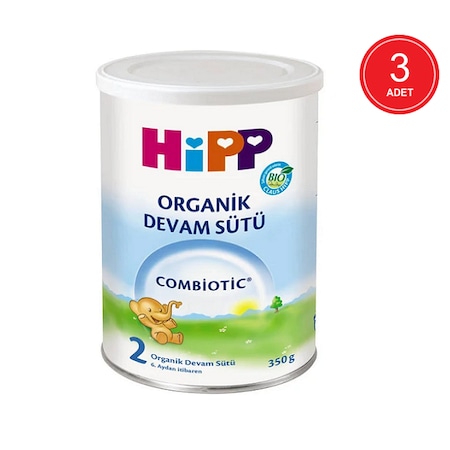 Hipp 2 Organik Combiotic Devam Sütü 6+ Ay 3 x 350 G