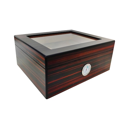 Falconetti Kahverengi Camlı Humidor Puro Kutusu Rc42kr