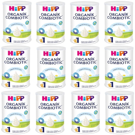 Hipp 1 Combiotic Organik Bebek Sütü 0+ Ay 12 x 350 G