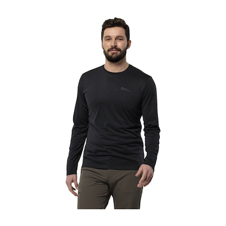 Jack Wolfskin Sky Thermal L/s M Siyah Siyah