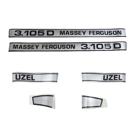 Massey Ferguson 3105 Yan Yazi Takimi Eski Model