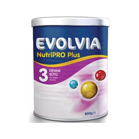 Evolvia Nutripro Plus 3 Devam Sütü 12+ Ay 800 G