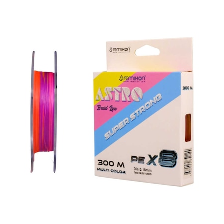 Remixon Astro 8x 300m M.color İp Misina - 0,25mm