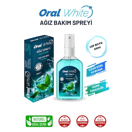 Oral White Cleaning Pro Ağız Bakım Spreyi 50 ML