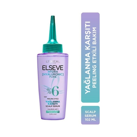 Elseve Hyaluron Pure Scalp Yağlanma Karşıtı Peeling Etkili Saç Serumu 100 ML