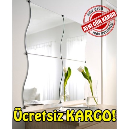 Ikea Krabb Dekoratif Duvar Aynasi 4 Adet 44x40 Cm Fiyatlari Ve Ozellikleri