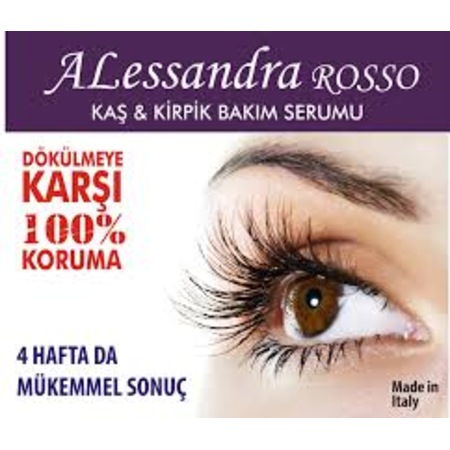 Alessandra Rosso Kas Ve Kirpik Bakim Serumu 10ml Made In Italy Fiyatlari Ve Ozellikleri