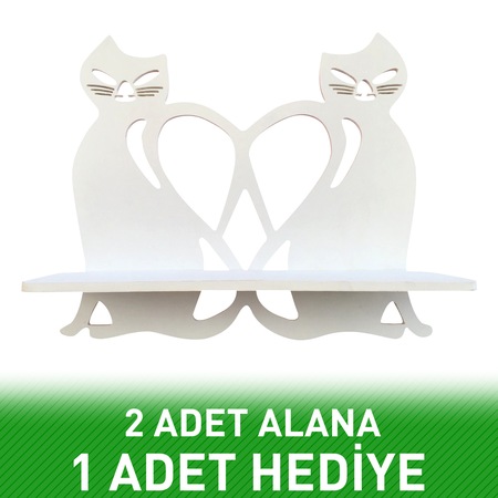 Prado 2 Al 1 Hediye Bibloluk Dekoratif Duvar Rafi Kedi Fiyatlari Ve Ozellikleri