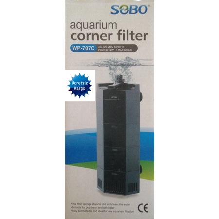 sobo wp 707 c akvaryum kose filtre ucretsiz kargo